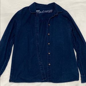 Denim colored light-weight jacket